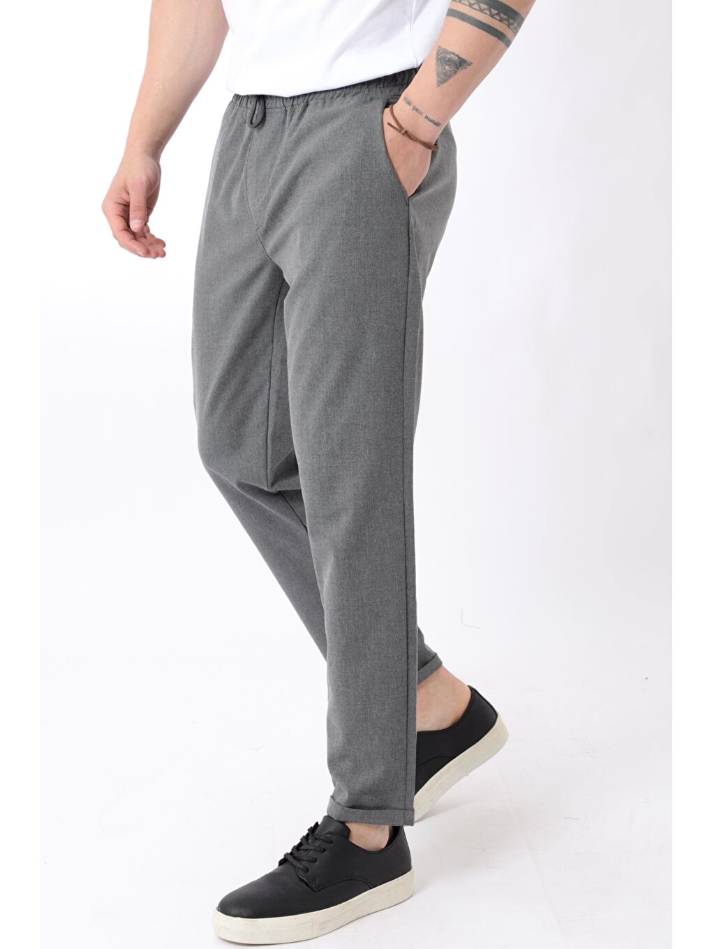 Stilkombin Füme Duble Paça Jogger Pantolon PLDP MH-23_0344 - 2