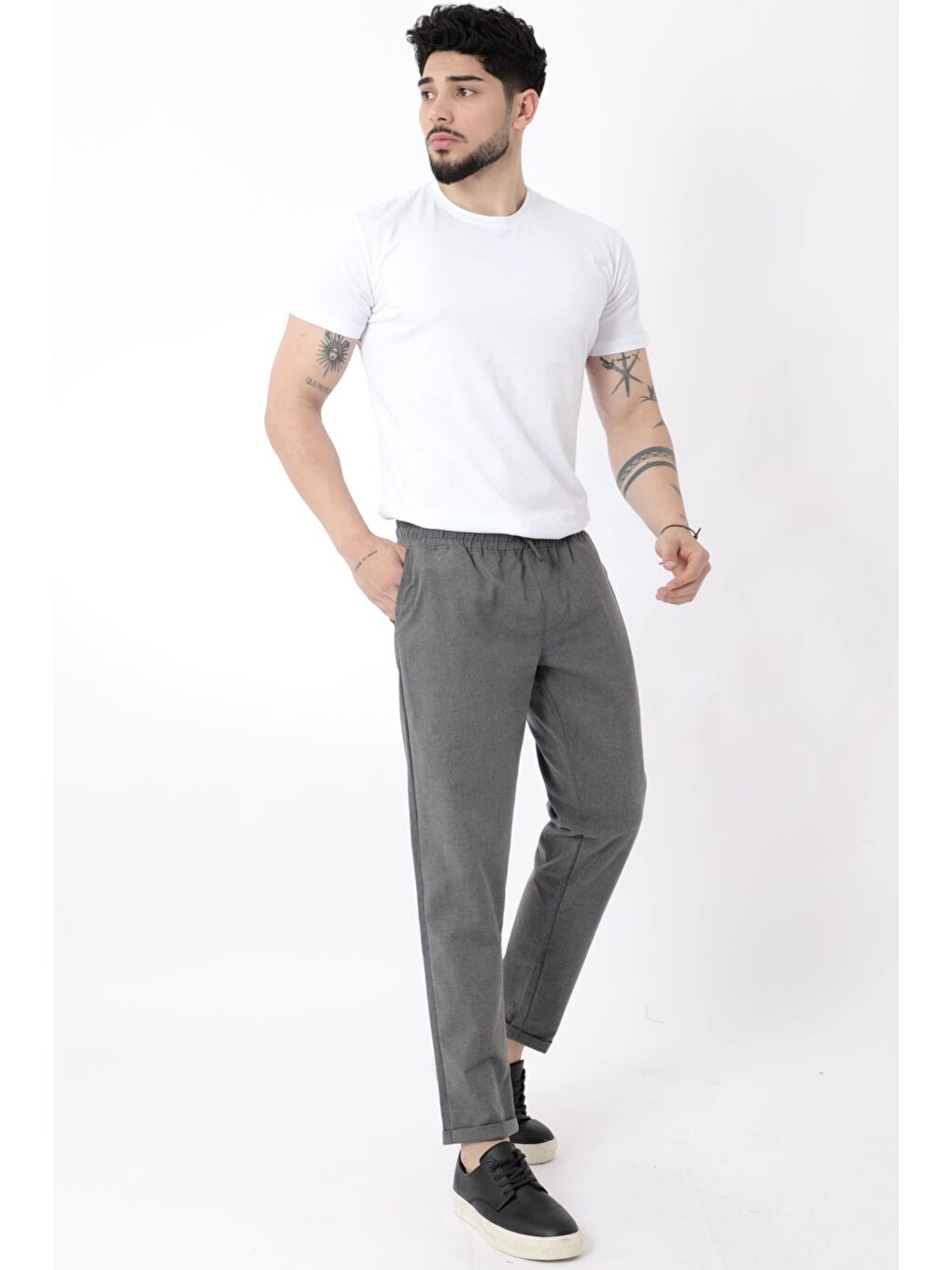 Stilkombin Füme Duble Paça Jogger Pantolon PLDP MH-23_0344 - 3