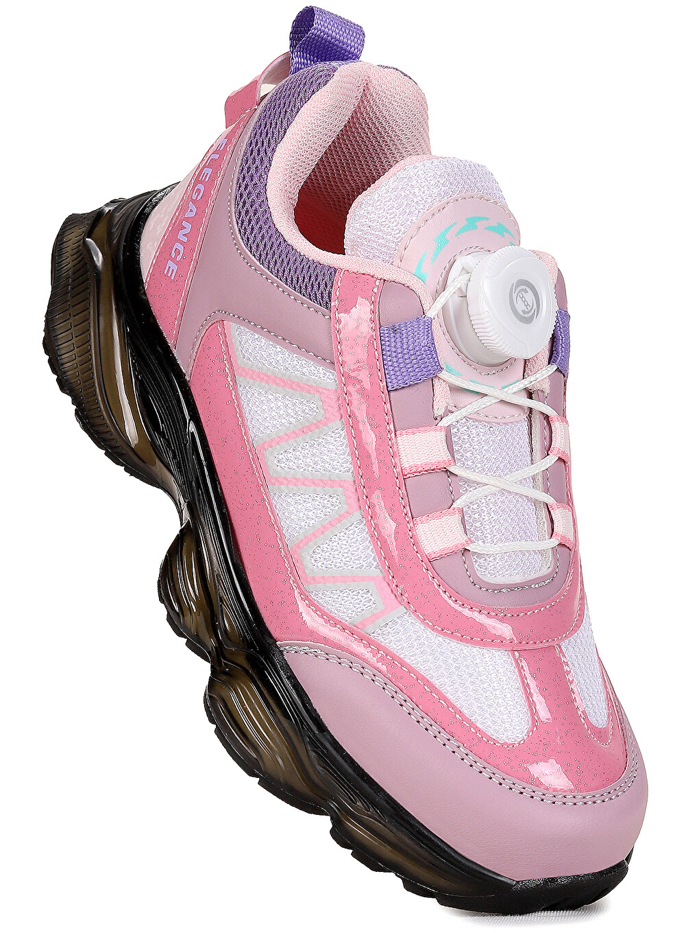 Pembe Vortex Günlük Şeffaf Taban Kız Çocuk Spor Ayakkabı