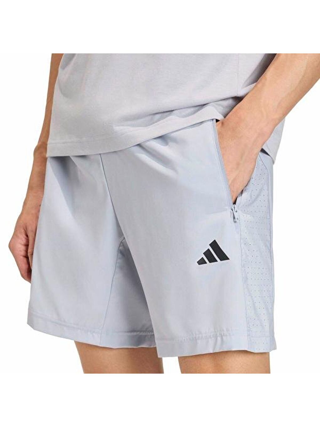 Workout Essentials Base Woven Erkek Mavi Şort-1