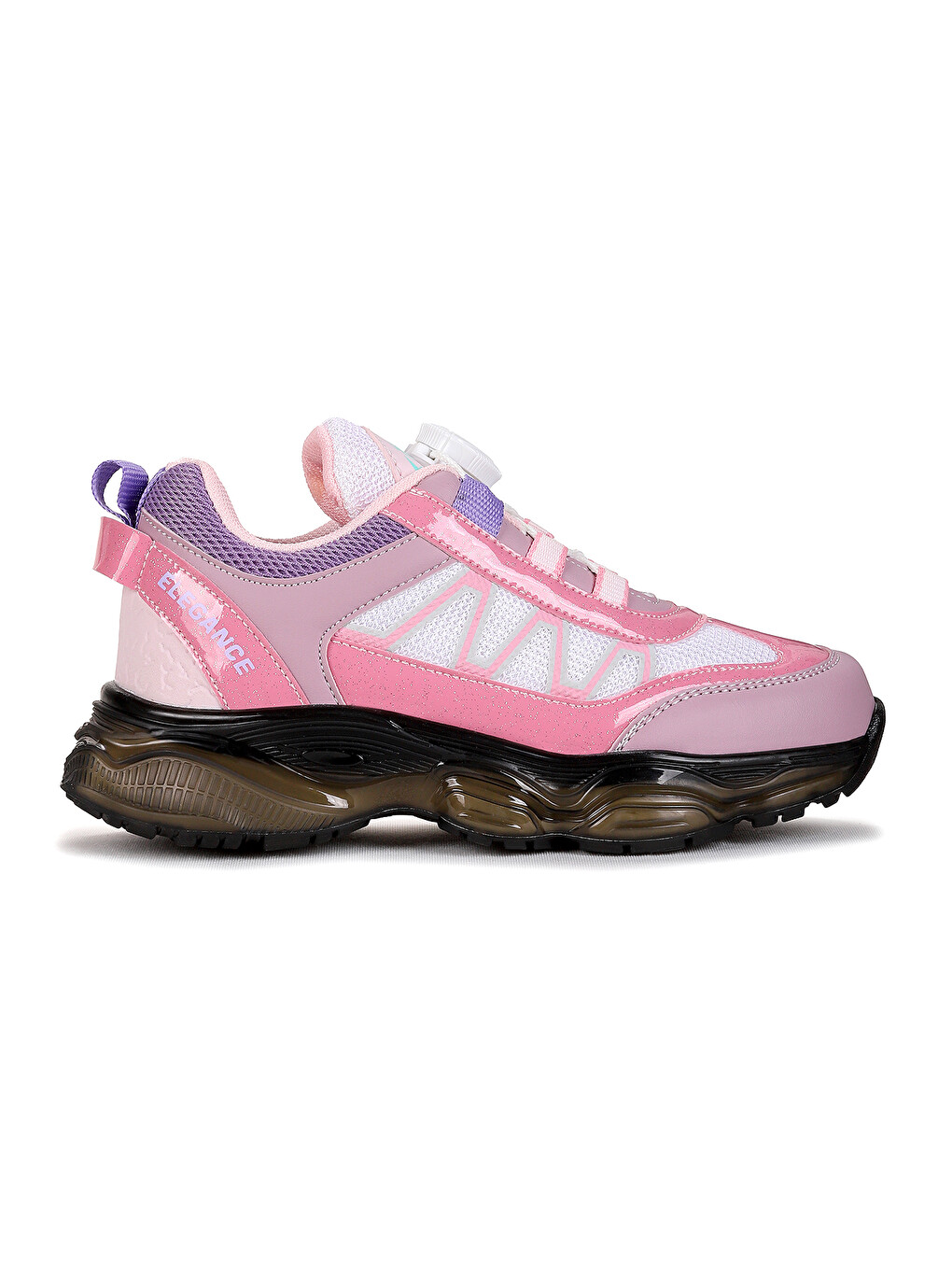 Pembe Vortex Günlük Şeffaf Taban Kız Çocuk Spor Ayakkabı-3