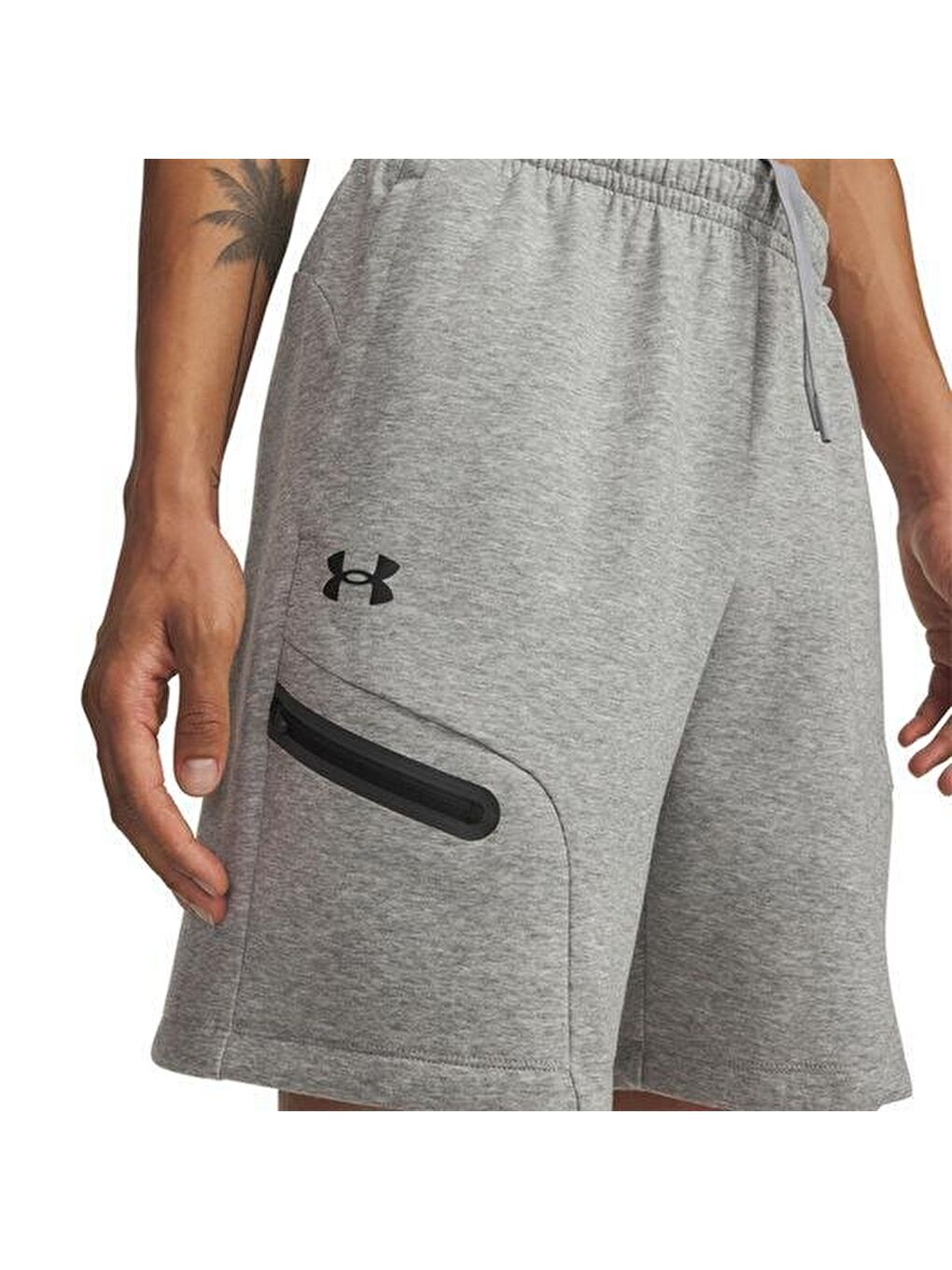 Unstoppable Fleece Erkek Gri Şort-1