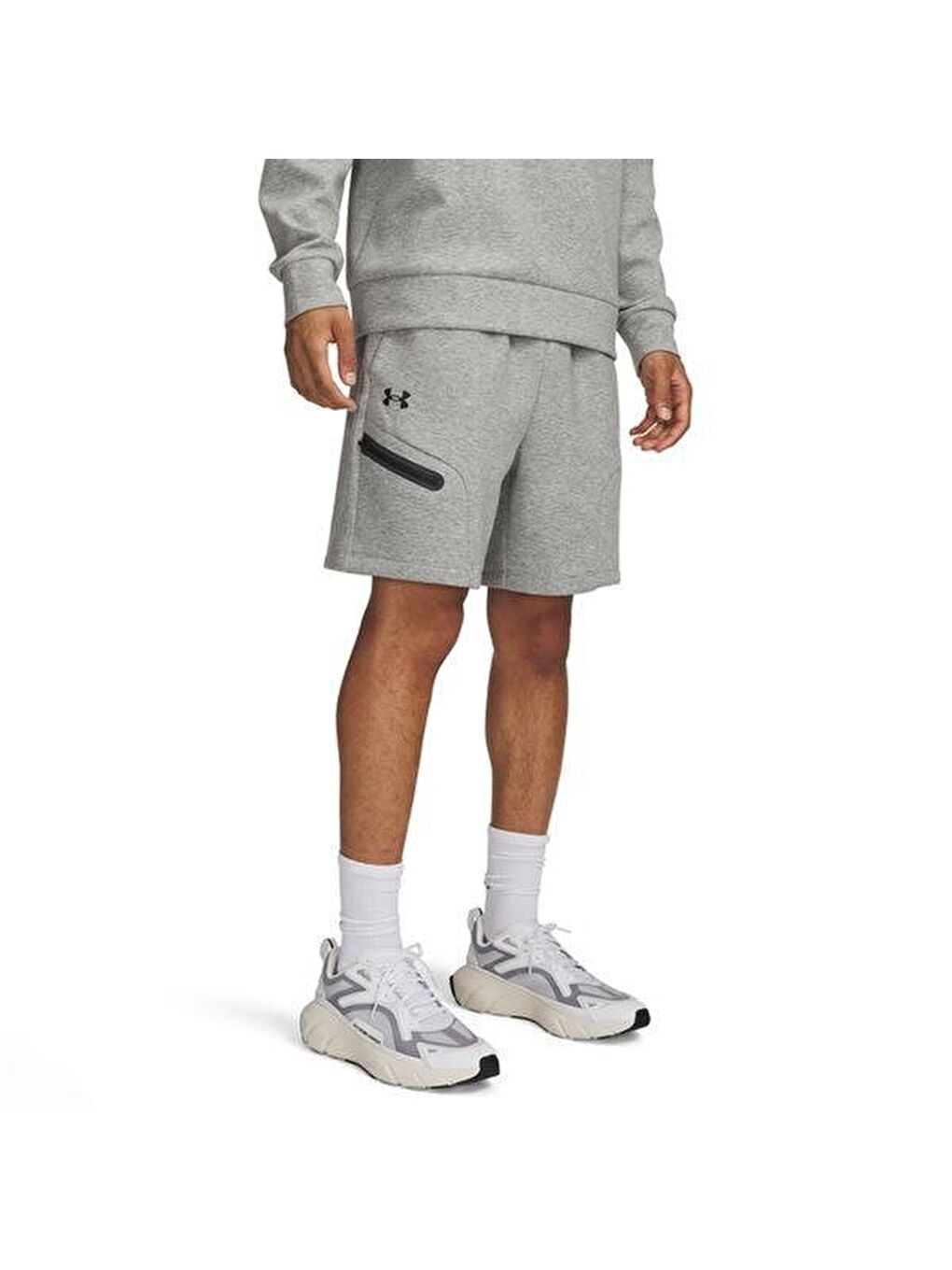 Unstoppable Fleece Erkek Gri Şort-2