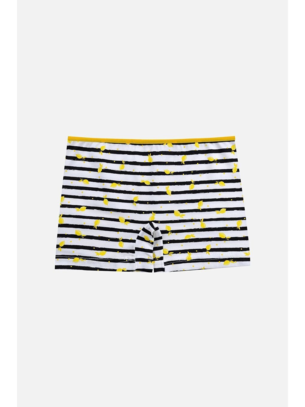 Beyaz Kız Çocuk 3'lü Desenli Boxer-1
