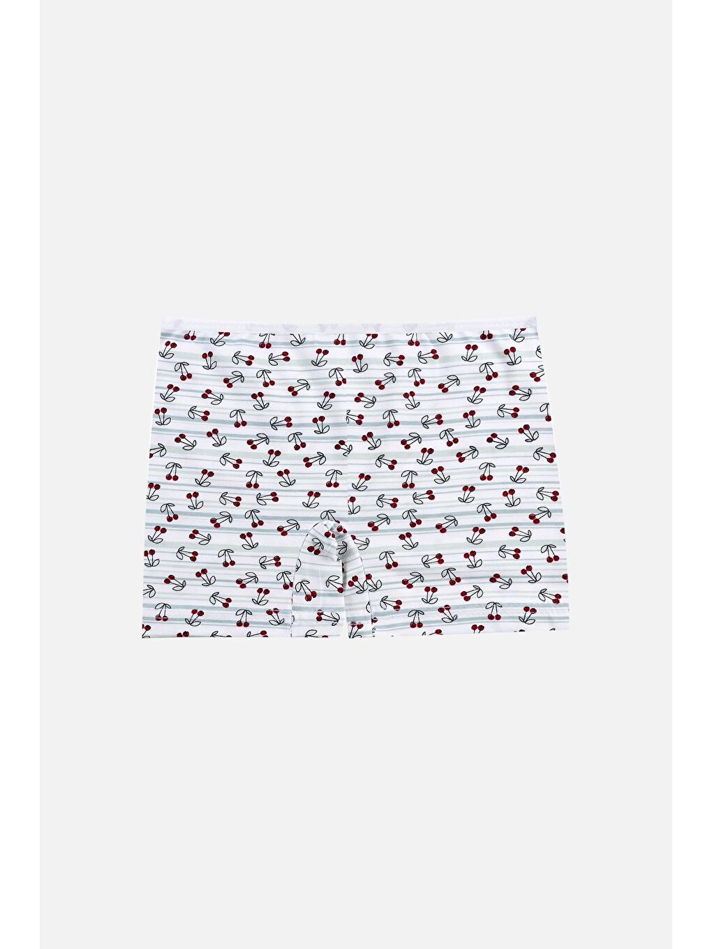 Kırmızı Kız Çocuk 3'lü Desenli Boxer-1