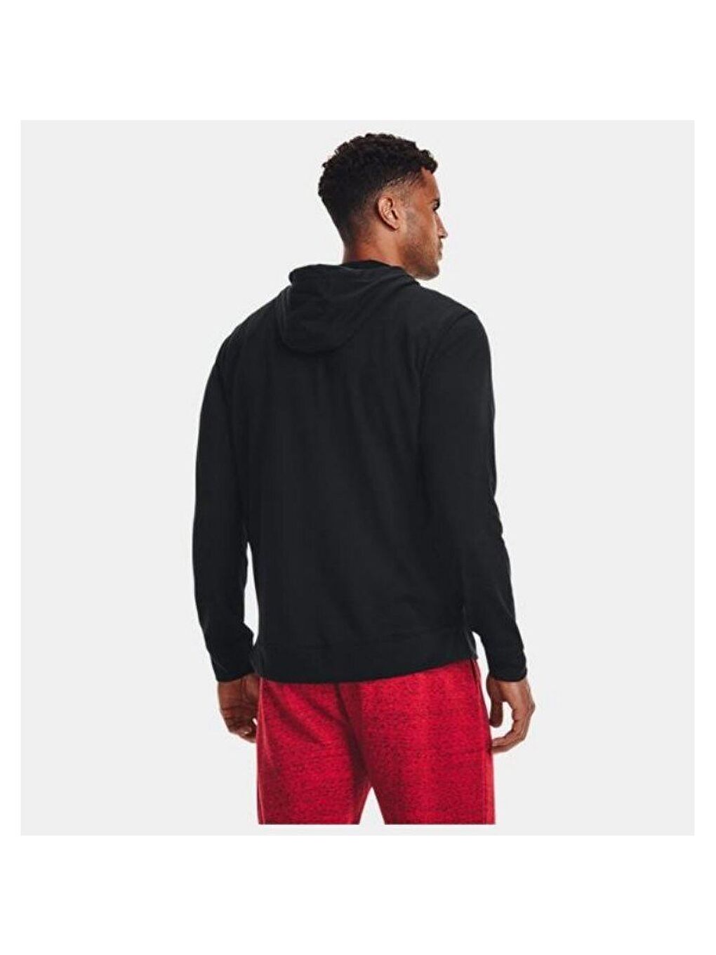 Full Zip Rival Terry Lc Erkek Siyah Kapüşonlu Ceket-1