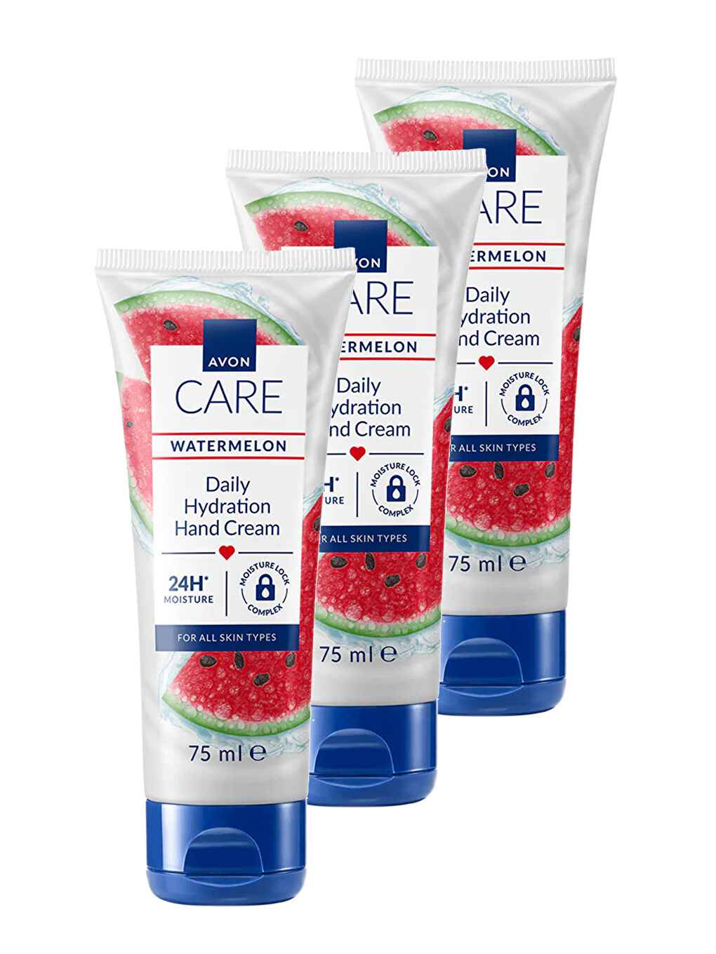 AVON Care Watermelon Karpuz Kokulu El Kremi 75 Ml. Üçlü Set