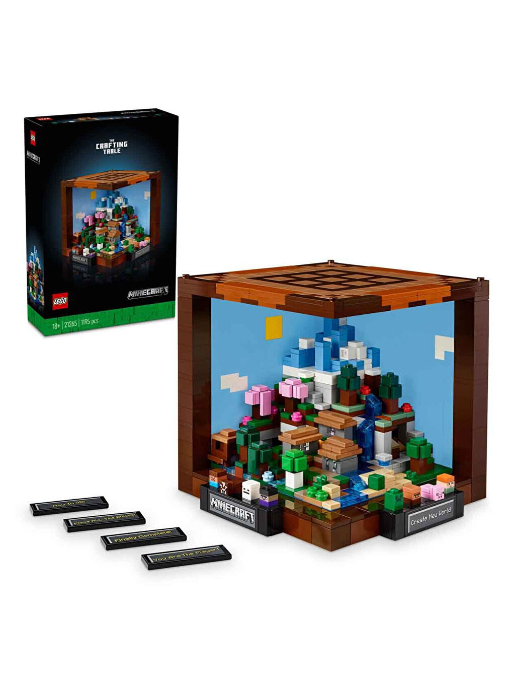 Lego Renksiz Minecraft Eşya Yapma Masası 21265