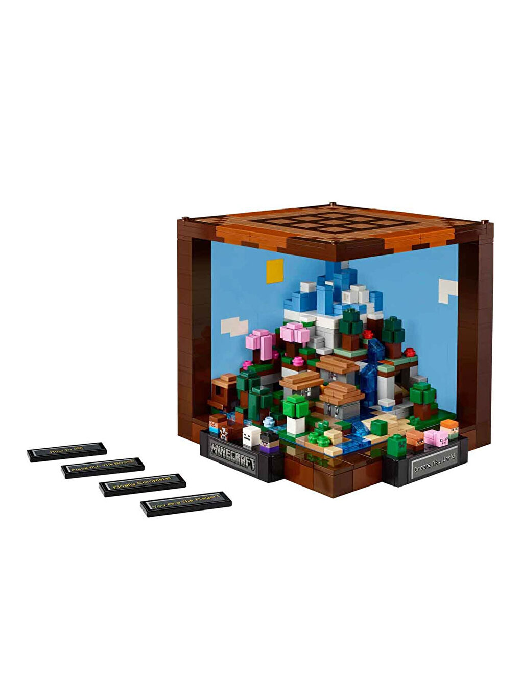 Lego Renksiz Minecraft Eşya Yapma Masası 21265 - 3