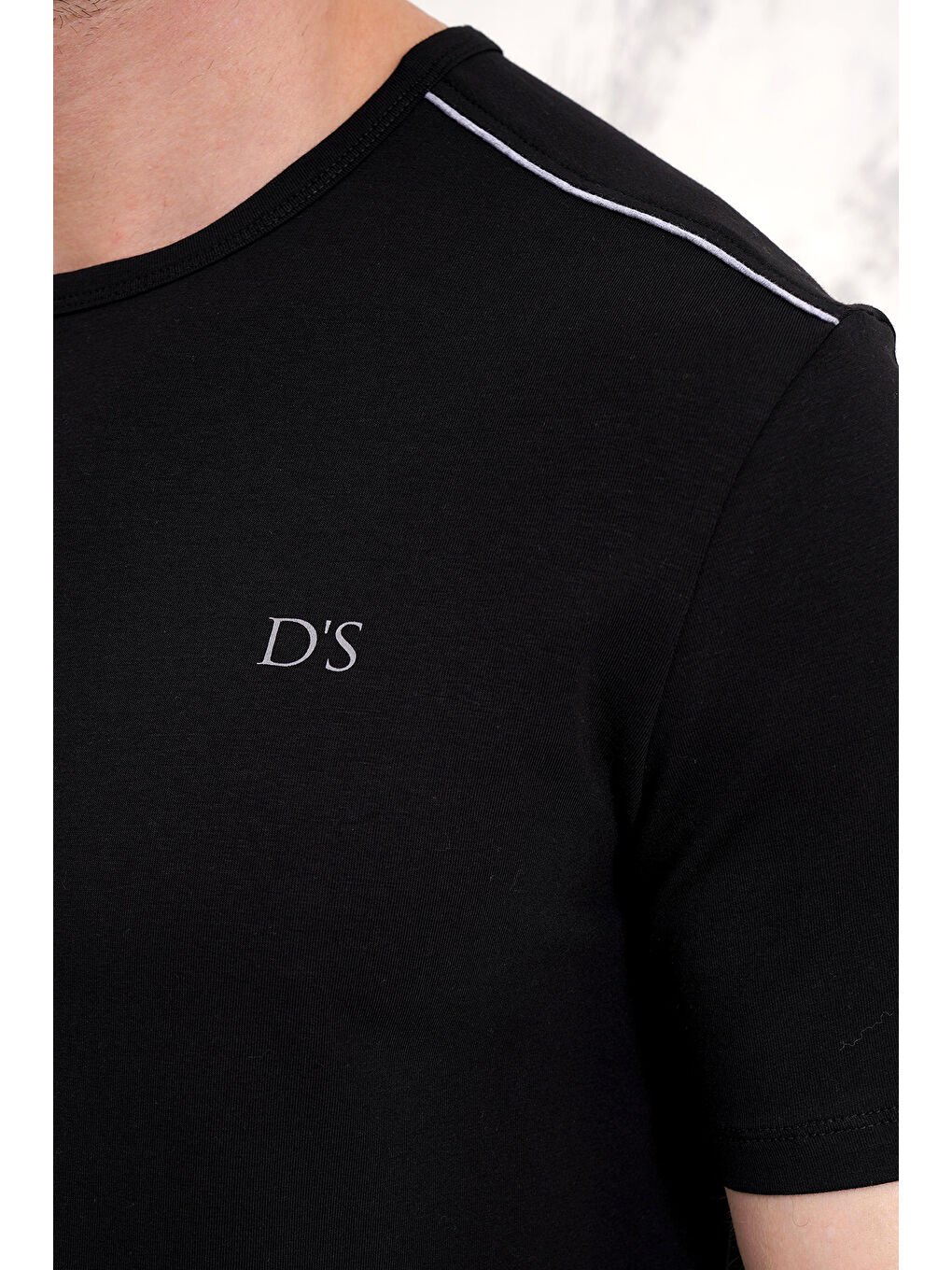 Siyah Maschio Pamuk Şort Takım SİYAH-5