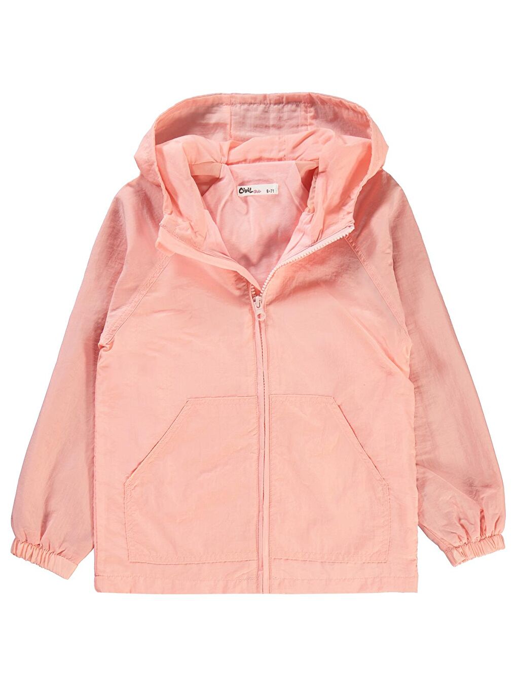 Pembe Girls Kız Çocuk Yağmurluk 10-13 Yaş Pudra-1