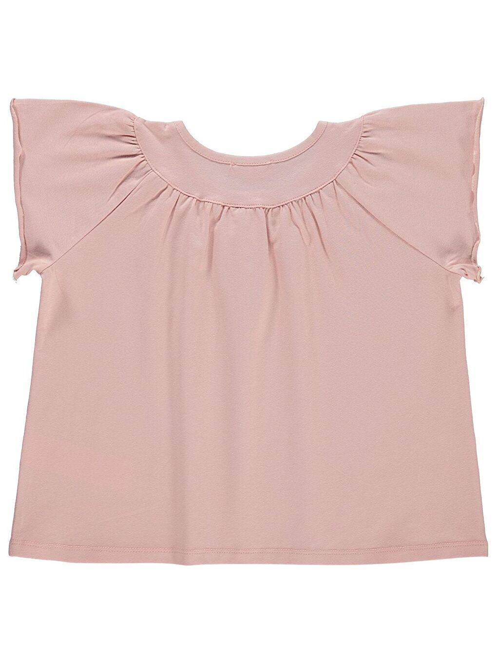 Pembe Girls Kız Çocuk Tişört 6-9 Yaş Pudra-1