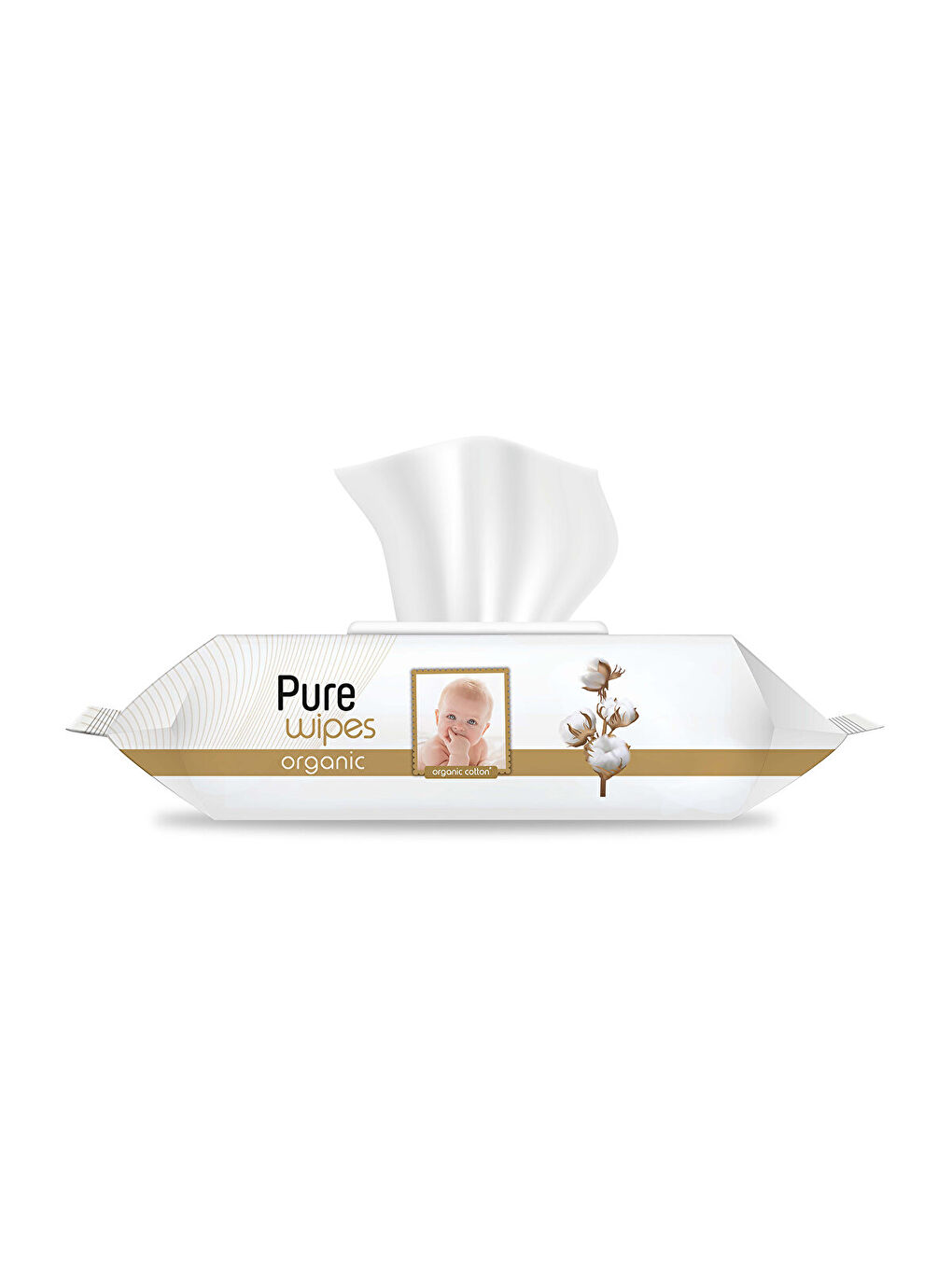 Organik Pamuklu Bebek Islak Mendil 3x90 Adet-2