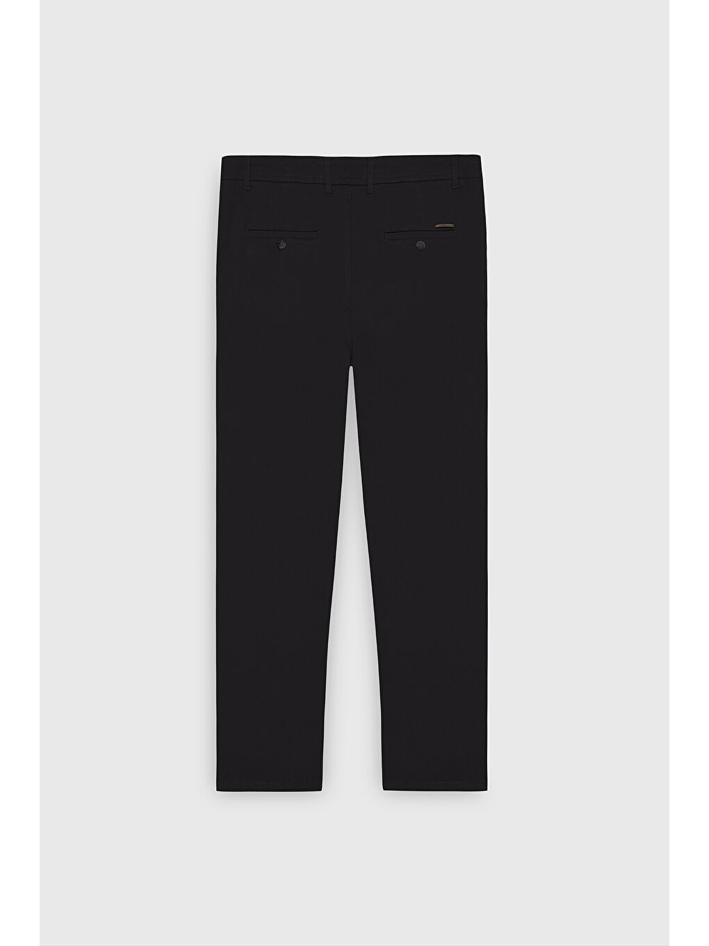 Erkek Siyah Slim Fit Dar Kesim Yan Cep Pamuklu Esnek Chino Pantolon-10