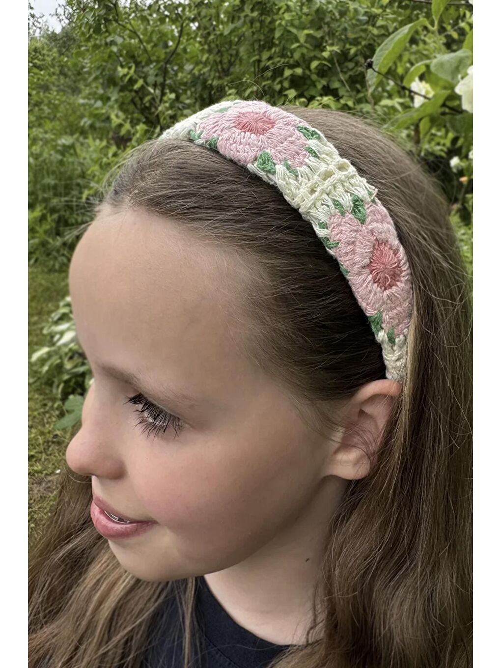 Mor Örgü Bohem Taç Saç Aksesuarı-2