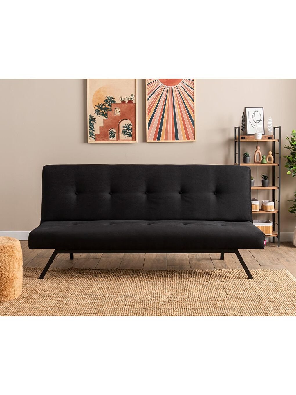 Zola Üçlü Yataklı Koltuk - Soho Siyah-5