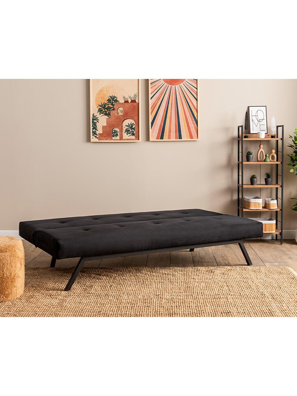 Zola Üçlü Yataklı Koltuk - Soho Siyah-6