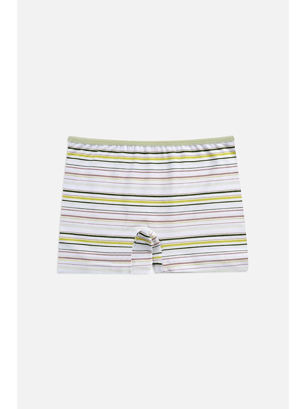 Yeşil Kız Çocuk 3'lü Avokado Desenli Boxer-3