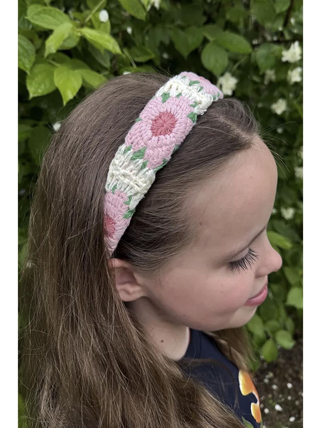 Mor Örgü Bohem Taç Saç Aksesuarı-5