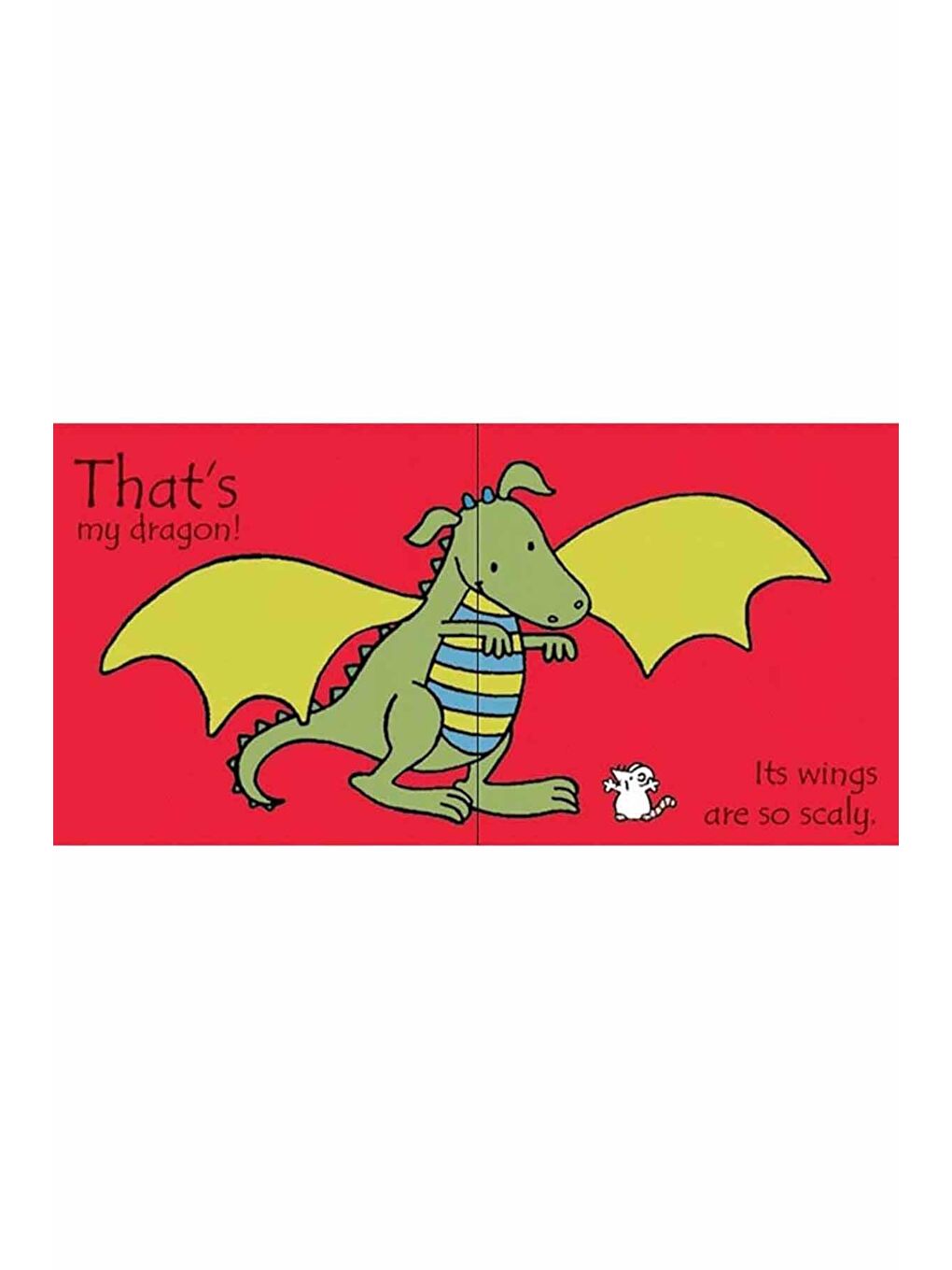 The Usborne Beyaz-Renklibaskı That's Not My Dragon - 1