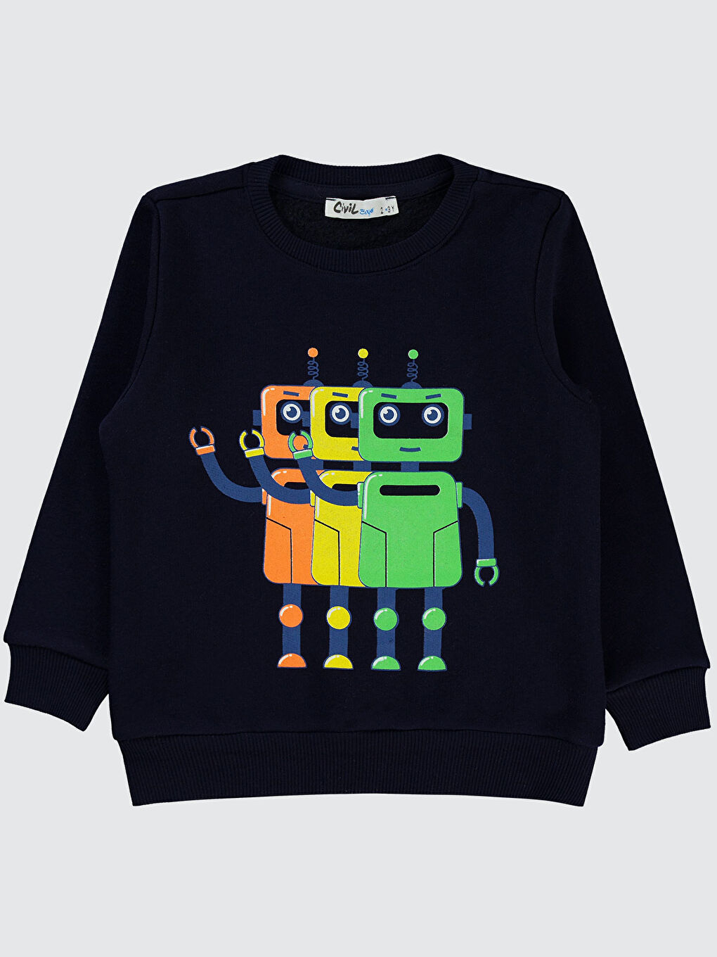 Civil Boys Erkek Çocuk Sweatshirt 2-5 Yaş Lacivert