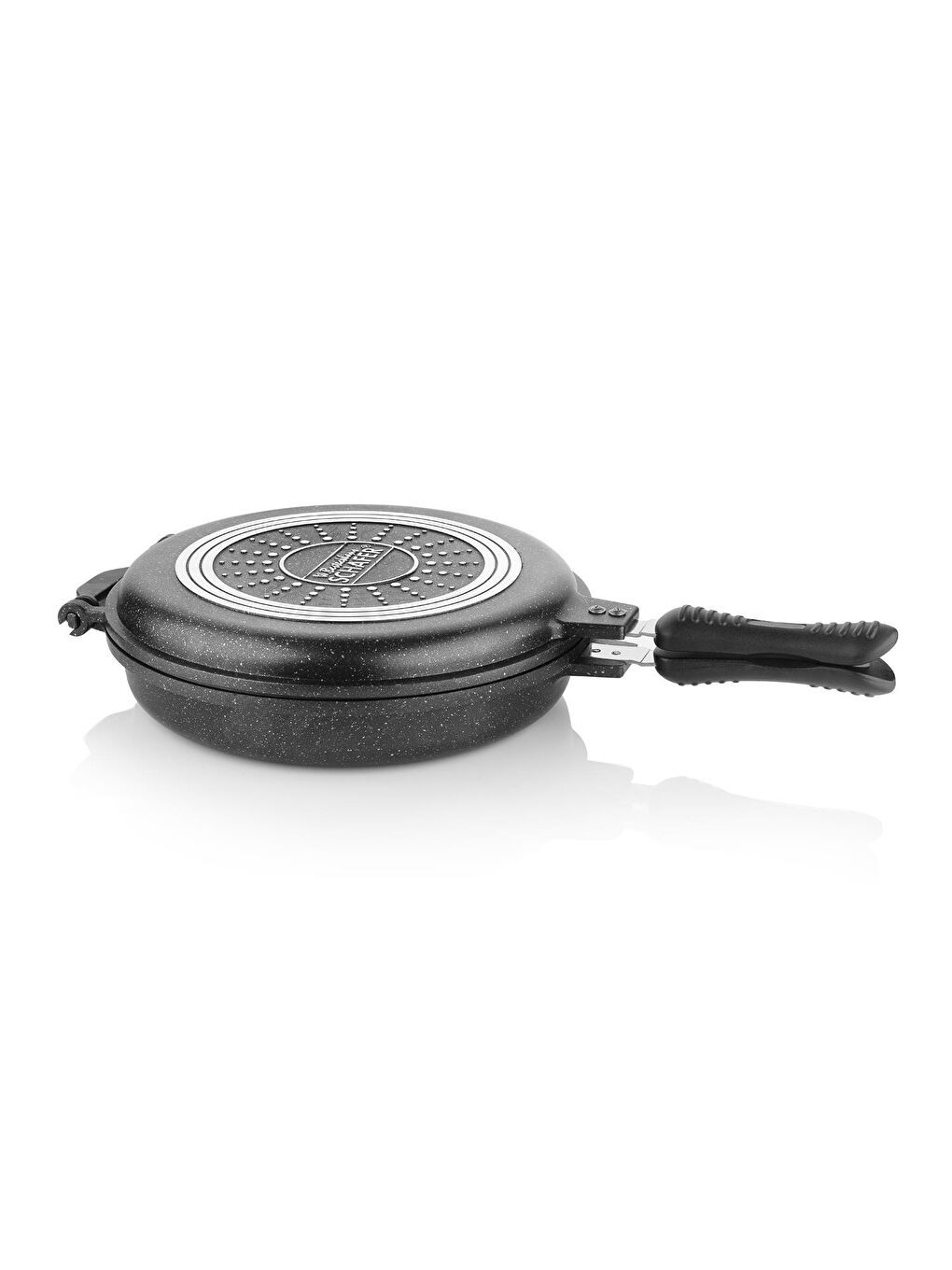 Yuvarlak Double Grill Pan 30 Cm-2 Parça-Siyah-9
