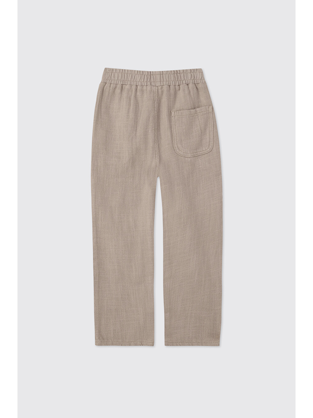Erkek Çocuk Gri Beli Lastikli Pantolon-1
