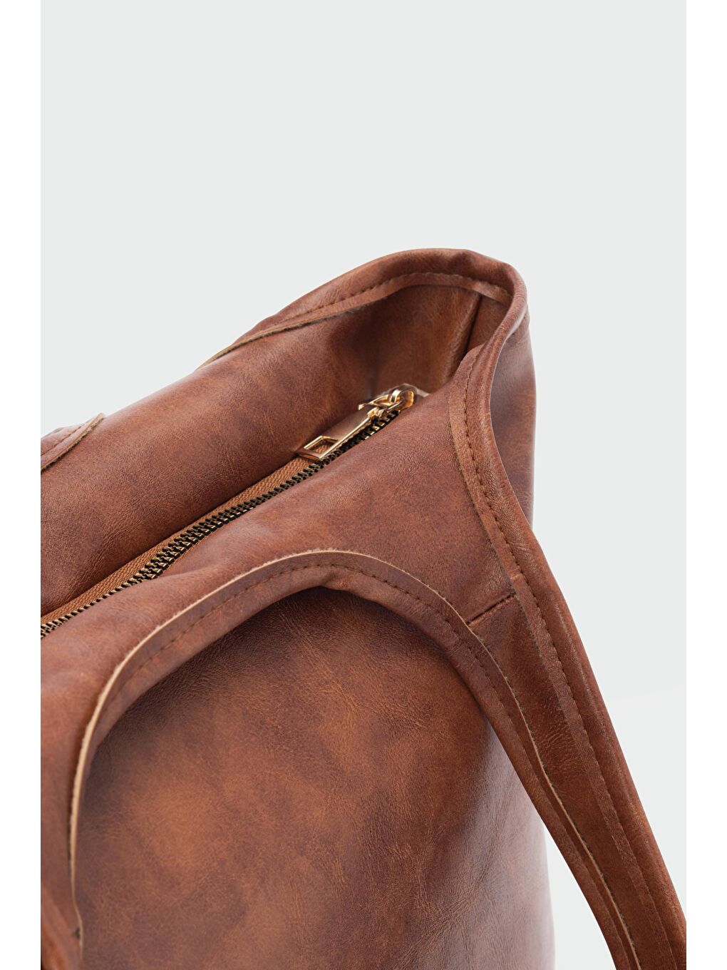 Kahverengi Cause Charmlı Omuz Çanta Taba-3