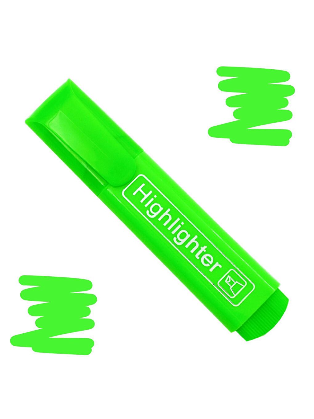 Gen-Of Fosforlu Kalem Neon LN-1029 Yeşil 12 Adet - 2