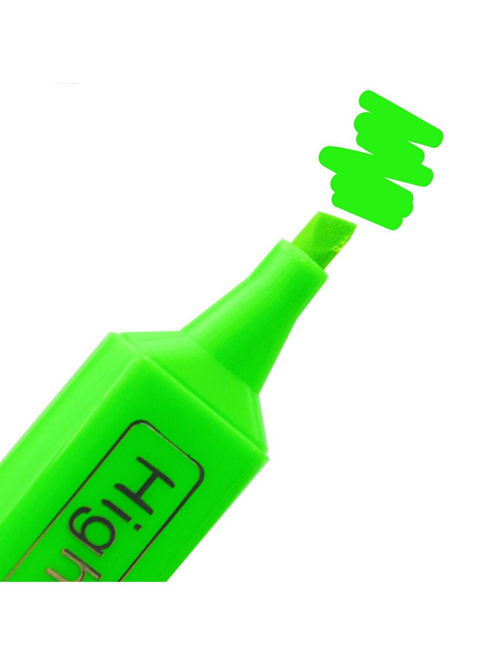 Gen-Of Fosforlu Kalem Neon LN-1029 Yeşil 12 Adet - 4