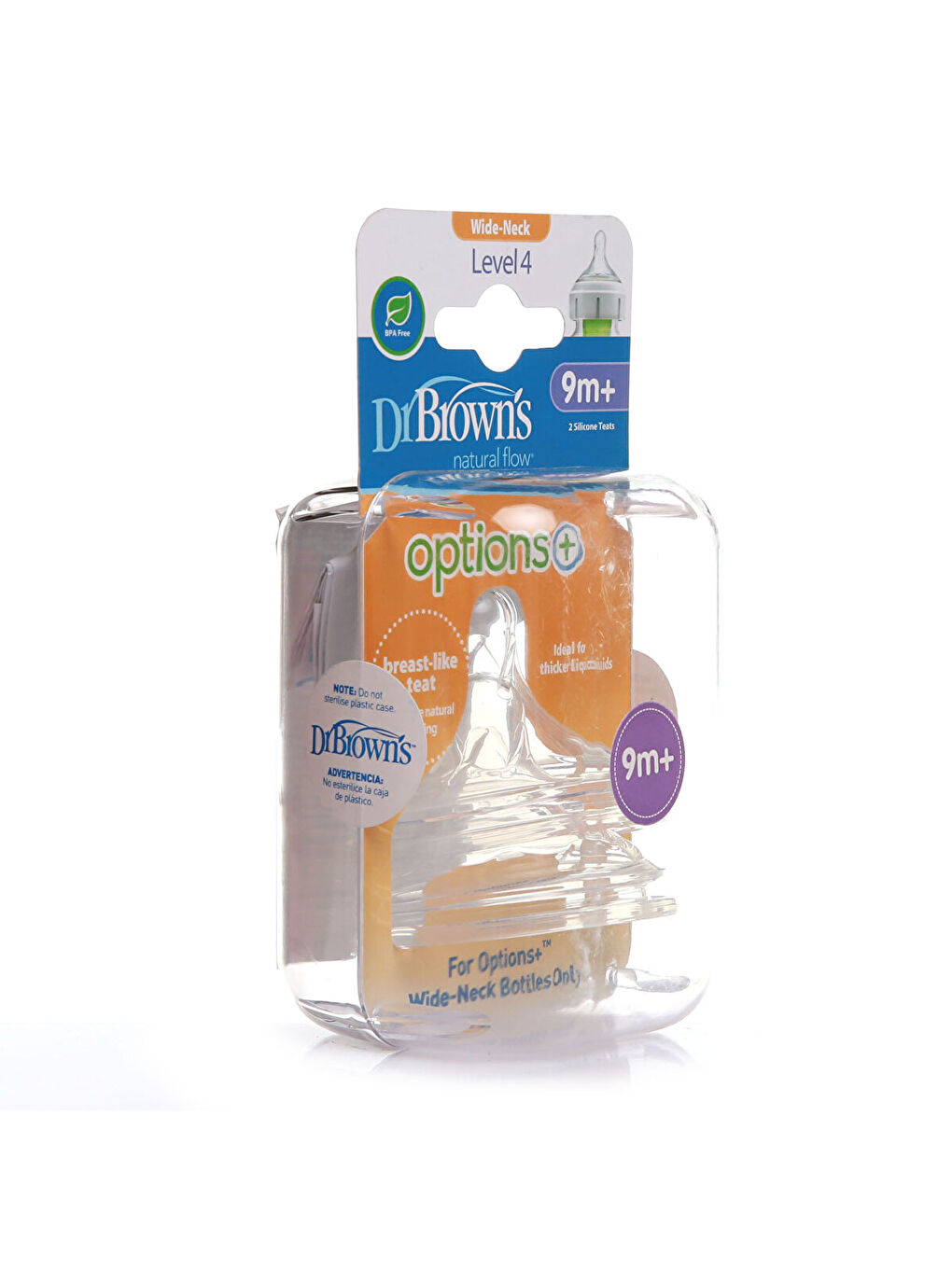 DB 4201 Dr Browns Geniş Ağız Options+ Biberon Emziği 9ay+-1