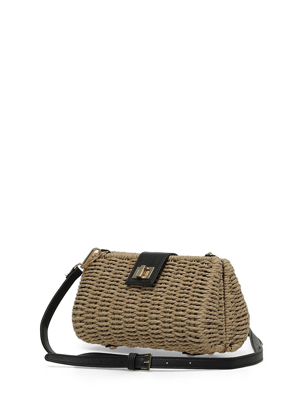 Bej HASIR KUTU CPRZ 4FX Kum Kadın Çapraz Çanta-1