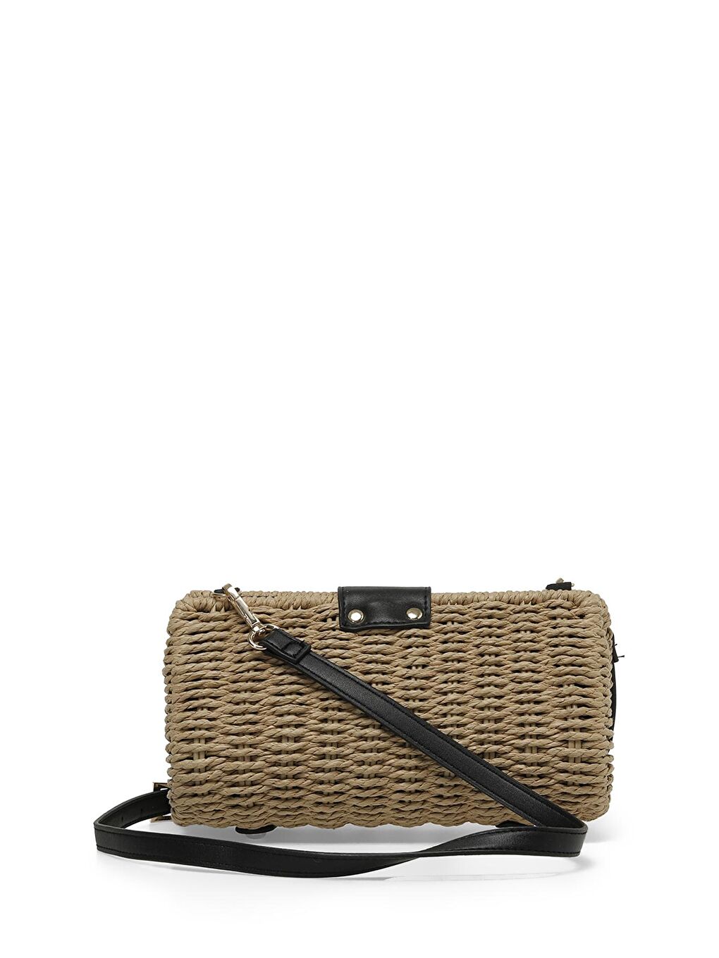 Bej HASIR KUTU CPRZ 4FX Kum Kadın Çapraz Çanta-2