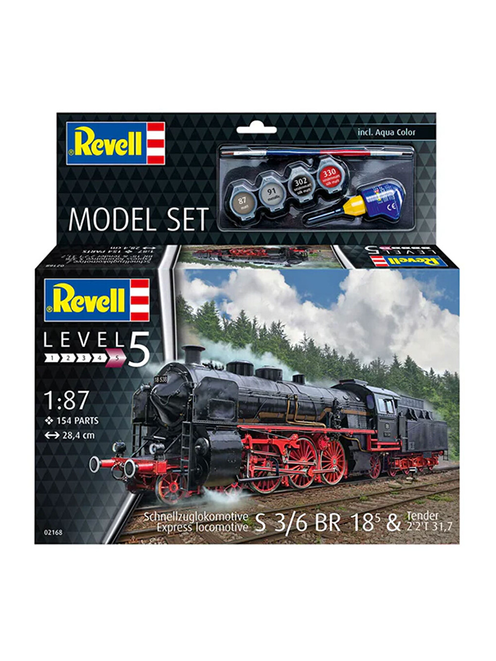 Model Set Tren Express Loco S3/6 Br 18 5 With Tender 62168-2