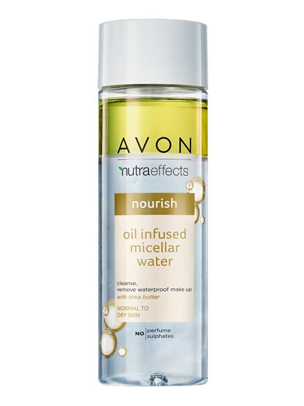 AVON Renksiz Nutra Effects Yağ Bazlı Micaller Temizleyici 200 Ml.