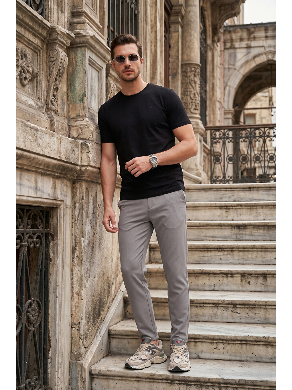 Yeşil Slim Fit Normal Bel Boru Paça Denim Pantolon 5545C82MILANO
