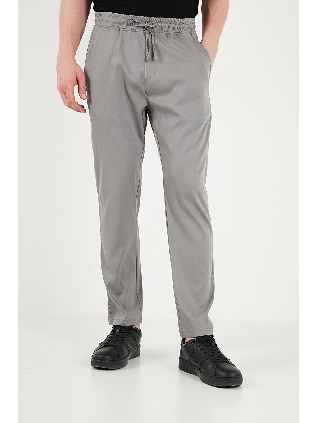 Yeşil Slim Fit Normal Bel Boru Paça Denim Pantolon 5545C82MILANO-1