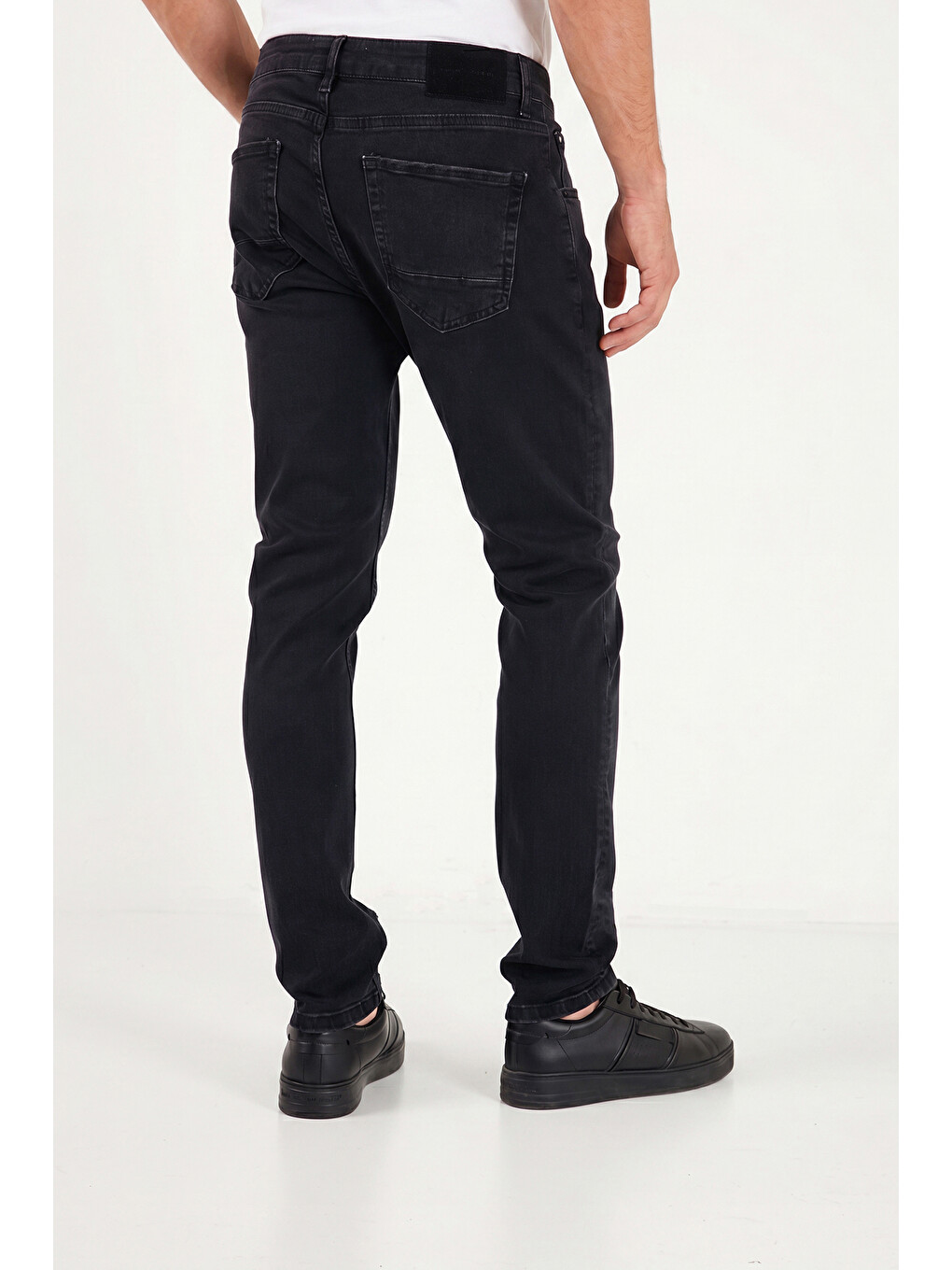 Siyah Pamuklu Slim Fit Normal Bel Jeans 1135C83NAPOLI-5