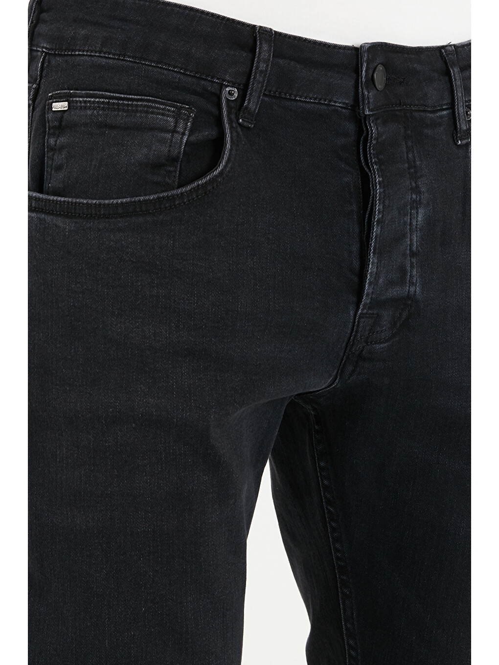 Siyah Pamuklu Slim Fit Normal Bel Jeans 1135C83NAPOLI-6