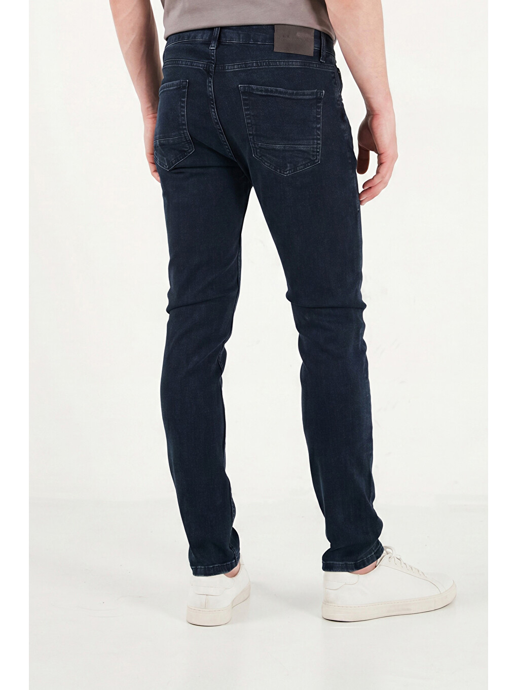 Lacivert Pamuklu Slim Fit Normal Bel Jeans 1135C64NAPOLI-5