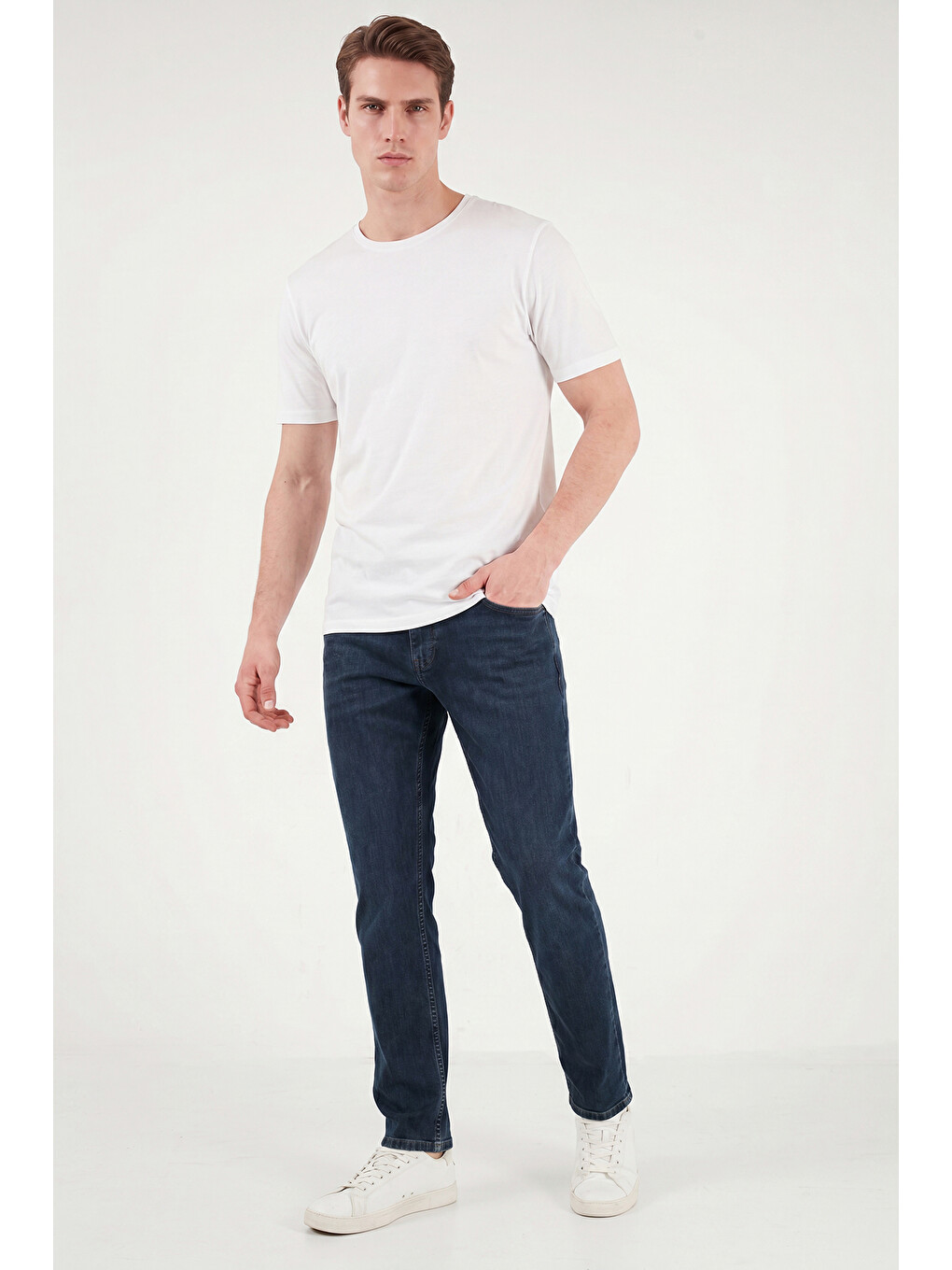 Lacivert Pamuklu Comfort Fit Normal Bel Jeans 4400C51TEXAS-2