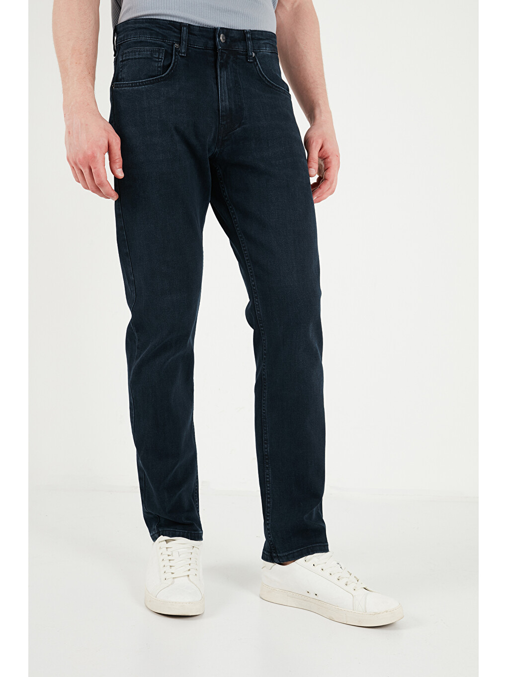 Lacivert Pamuklu Comfort Fit Normal Bel Jeans 4412C54TEXAS-3