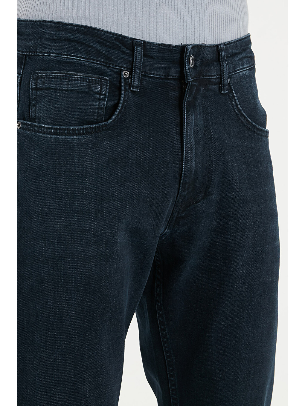 Lacivert Pamuklu Comfort Fit Normal Bel Jeans 4412C54TEXAS-6
