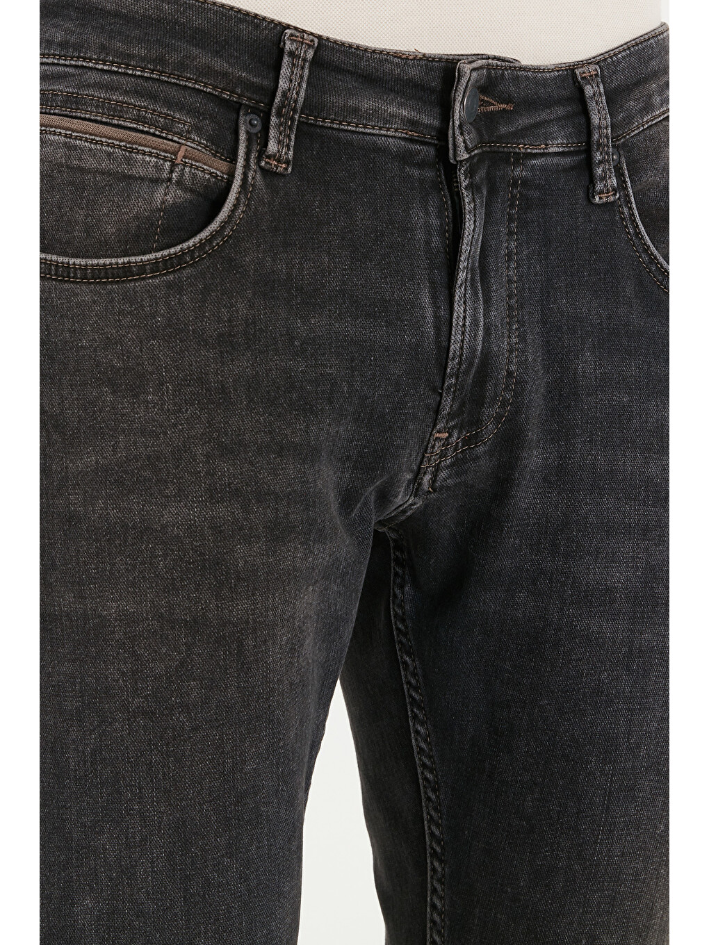 Siyah Pamuklu Normal Kalıp Normal Bel Jeans 2213C87PARMA-6