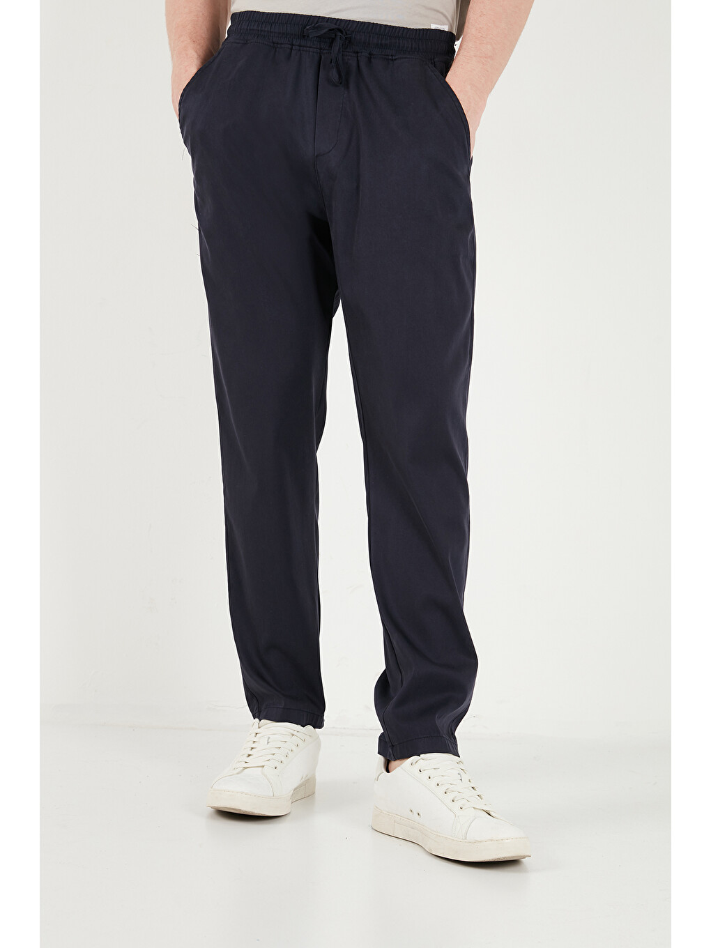 Lacivert Slim Fit Normal Bel Boru Paça Denim Pantolon 5545C82MILANO-4