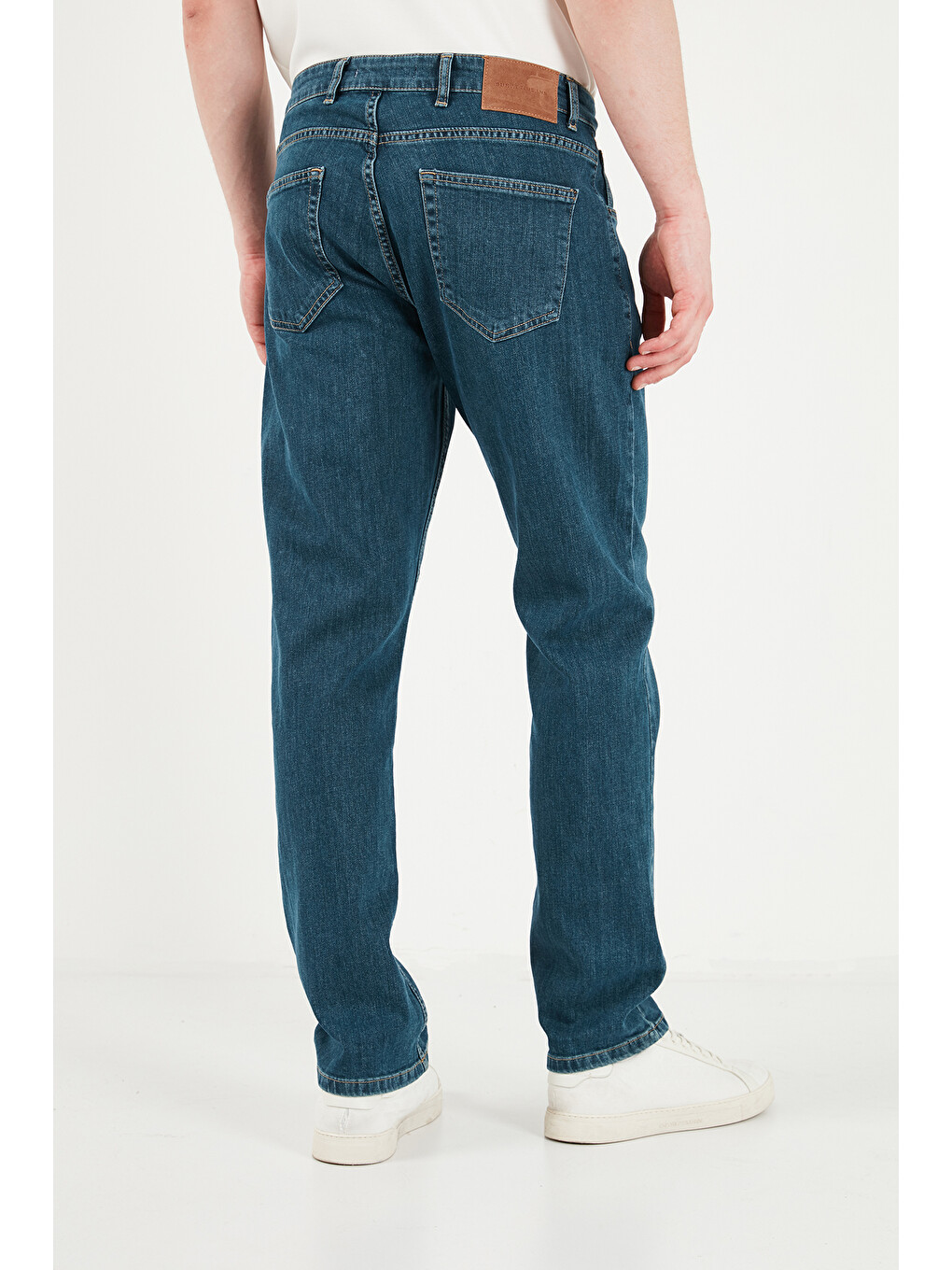 Yeşil Pamuklu Comfort Fit Normal Bel Jeans 4400C52TEXAS-5