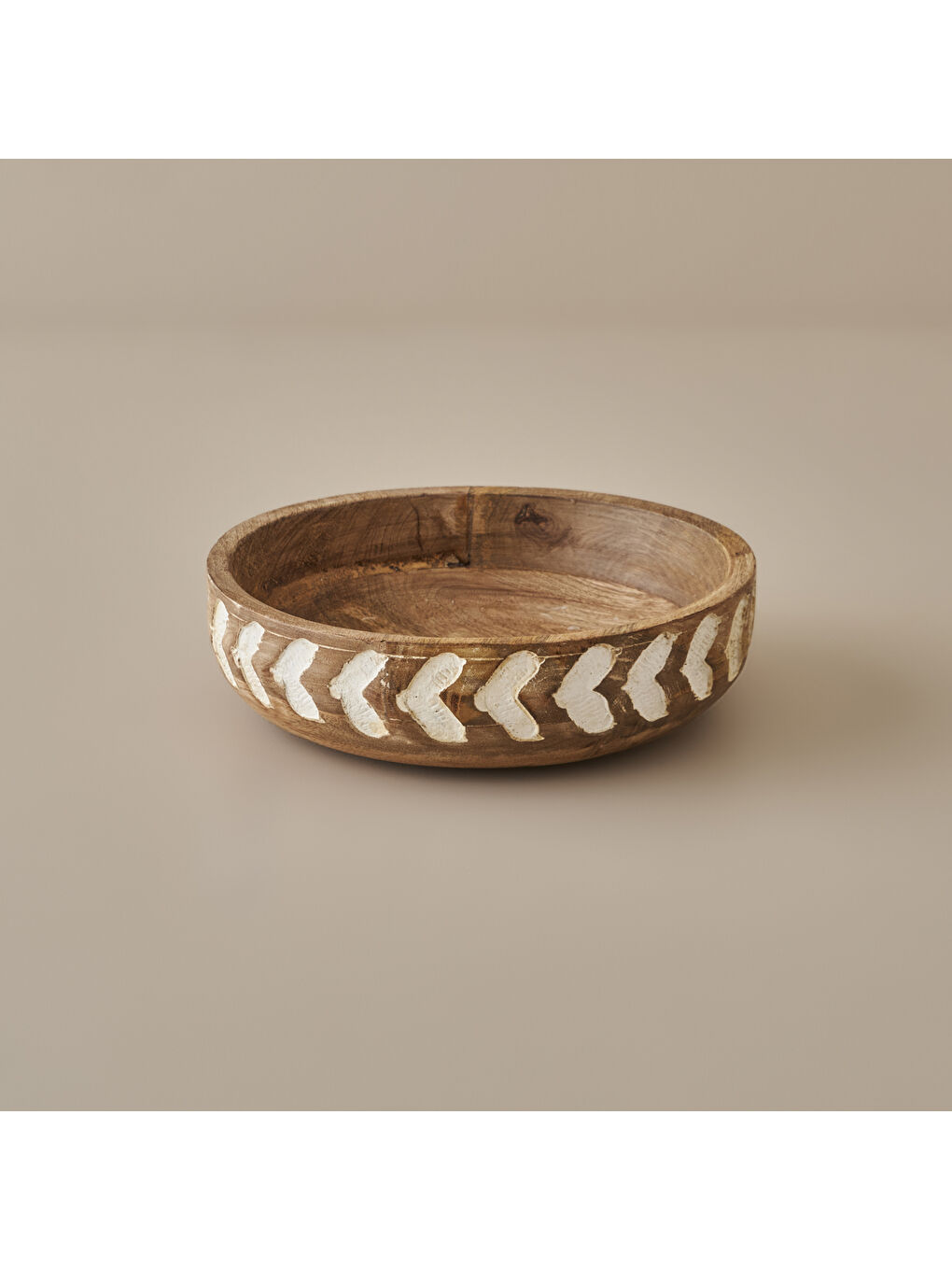 Bej Mona Dekoratif Kase Naturel (24x24 cm)