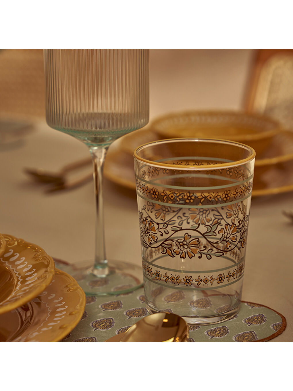 Karışık Indian Meşrubat Bardağı 4'lü (510 cc)-2