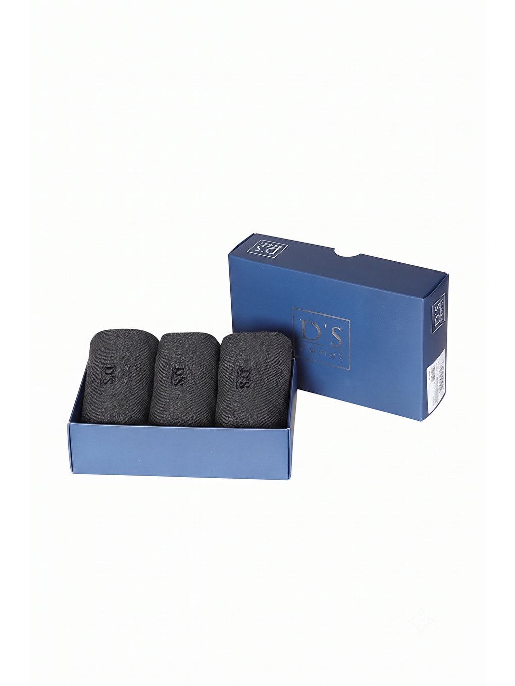 Ekru DS Damat Bambu 3lü Çorap Set ANTRASiT-1