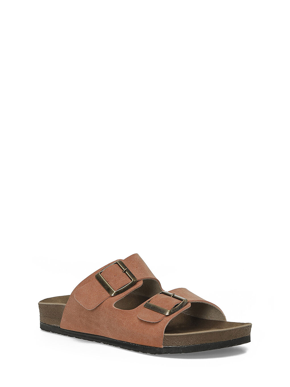 Kahverengi 319853.Z 6FX Kiremit Kadın Terlik-1